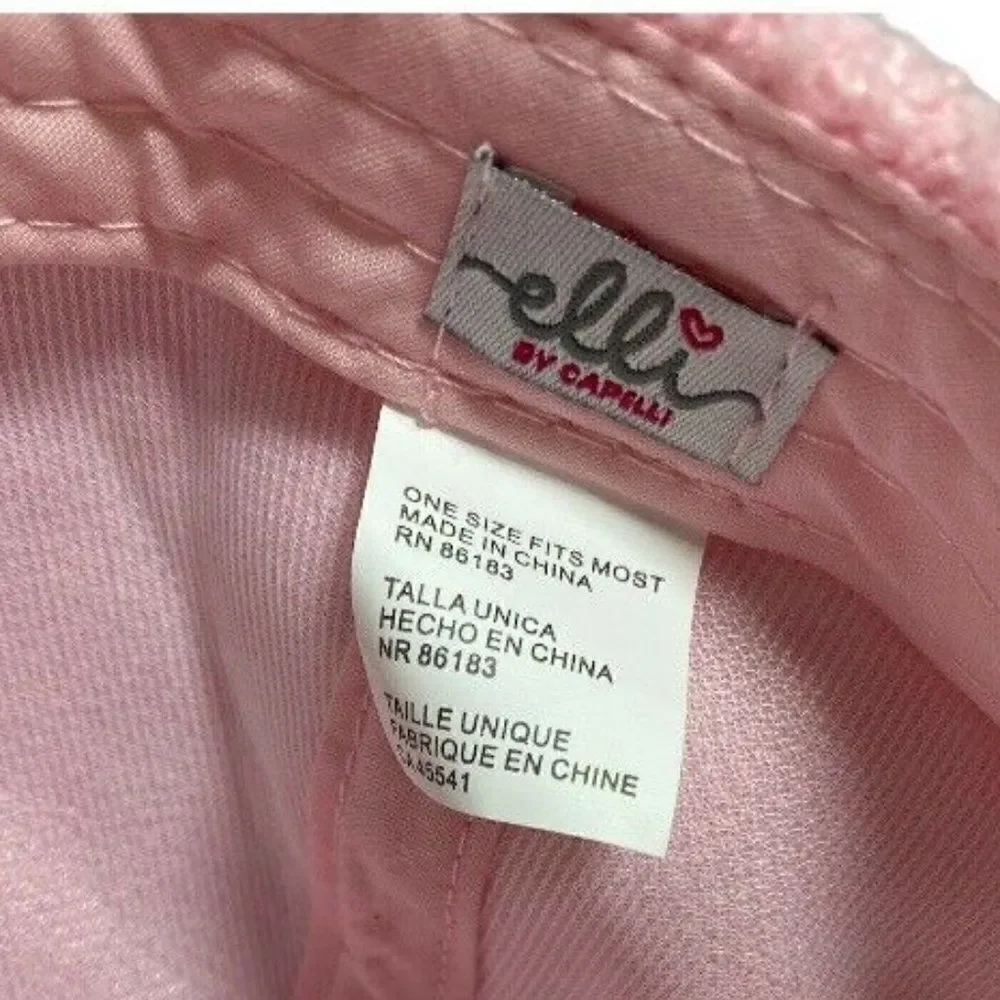 Elli By Capelli Girls PINK Baseball Hat Cap NWT